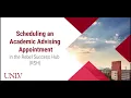 Schedule an Academic Advising Appointment in the Rebel Success Hub RSH