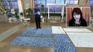 My Magic Carpet Leilani Damask Washable Rug on QVC