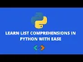 Excel at list comprehensions in Python