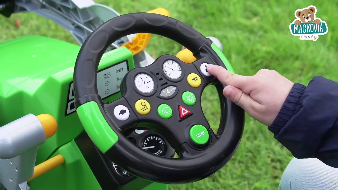 Detské šliapacie vozidlá - Traktor šliapací Porsche Diesel Junior BIG - 4