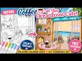 Coffee Tastes Better by the Ocean Relaxing Coloring