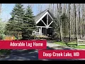 Adorable Log Home at Deep Creek Lake Deep Creek Real Estate