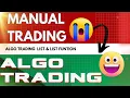 Python List Function P-6 Algorithmic Trading YouTube Channel in Python vs Manual Trading