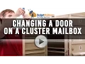 Changing a Door on a Cluster Mailbox Cluster Box Unit Florence Manufacturing Budget Mailboxes