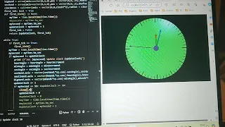Tick tock with Vpython