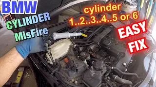 BMW 328i MisFire FIX Cylinder Ignition coil Cylinder 1 to 6 MisFire FIX