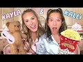 Download Lagu KAYLA \u0026 KALLI OFFICIAL SLEEPOVER VLOG 🧸🍿🌙😴 HOUR LONG SPECIAL
