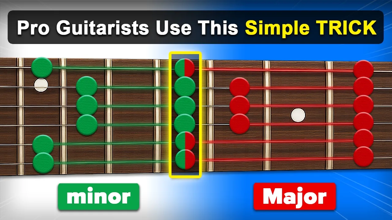 The Simple TRICK Guitar Pros Use to Solo Over Any Song