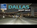 Dallas Sam Rayburn Tollway SB at Night