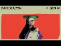 Musician and Composer Dan Deacon and a graphic title reads: “Dan Deacon x Generative AI”