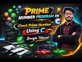 Prime Number Program in C Check Prime Number Using C Bangla Tutorial