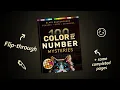 100 Color by Number Mysteries - Coloring Book Flip-through
