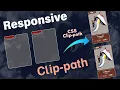 Responsive CSS Clip-Path Tutorial Modern UI Design
