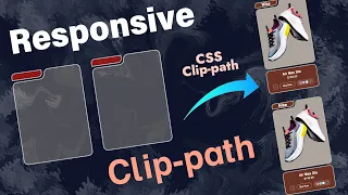 Responsive CSS Clip-Path Tutorial Modern UI Design