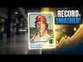 UNREAL 10 Baseball Cards Just Set ALL-TIME HIGH Records most valuable