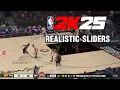 NBA2K25 The Most Realistic Sliders