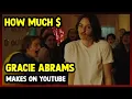 This Is How much money Gracie Abrams makes on YouTube 2024