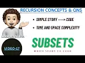 Subsets Simple Story To Code Leetcode 78 Recursion Concepts And Questions 17