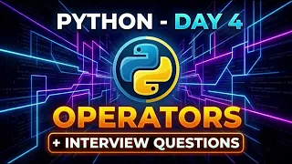 Python Operators 21 days challenge Day 4