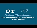 Qt Postgresql database examples 1
