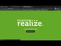 Pearson Realize Log In