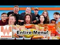 Everything on the Whataburger menu How much does it cost