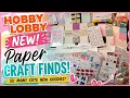 Hobby Lobby Just Dropped NEW Paper Craft Supplies You HAVE to See These Finds