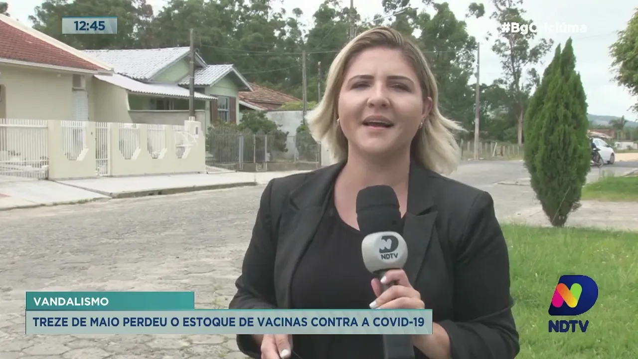 Treze de Maio perde estoque de vacinas contra a Covid-19 devido à ato de vandalismo