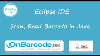 How to scan read barcodes using OnBarcode Java Barcode Reader library