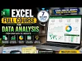 Excel Full Course for Data Analysis 7 Hours Beginner to Advanced