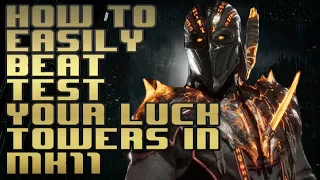 The Easiest way to beat the test your luck towers in MK11 unblockable uninterruptable damage loop