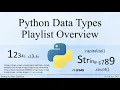 Python DataTypes Playlist