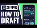 How to Draft Sleeper Fantasy Football Full Guide