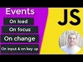 Events part two onload - onchange