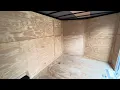 Unique Size Rock Solid white 8 5x18 Enclosed Trailer with 3500 lb Axles