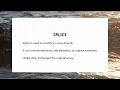 JavaScript Array Slice vs Splice Explained in 5 Minutes With Examples