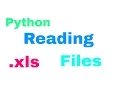 How to read xls Excel files with Python - Tutorial