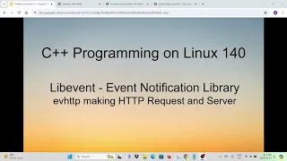 C Programming on Linux - Libevent evhttp HTTP Server Example