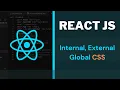 REACT JS 201 Inline Internal External and Global CSS Conditional Styling Desi Programmer