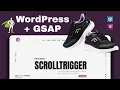 WordPress GSAP ScrollTrigger Animation Tutorial Elementor Website Design