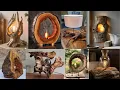 Rustic Nature Inspired Scrap Wood Lamp Creative Upcycling Decor Idea