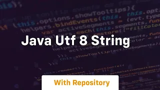 java utf 8 string