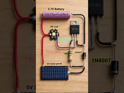 Automatic solar light system #automatic #solarlight #diy #electronics #gadgets