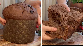 Chocolate & Cocoa Panettone with Lievito Madre | Soft, Rich & Worth Every Step.