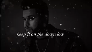 the weeknd down low lyrics