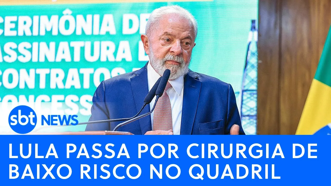 ????Brasil Agora: Lula passa por cirurgia de baixo risco no quadril | SBT AO VIVO