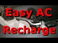 Buick Enclave Low Side AC Recharge Port