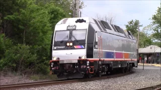 60FPS Railfanning the North Jersey Coast Line in Bay Head 17