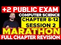 Plus Two Public Exam Computer Science Marathon Revision - Chapters 8