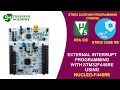 External Interrupt Programming in STM32F4 Nucleo-F446RE STM32 CUBE MX STM32F446RE T - 8